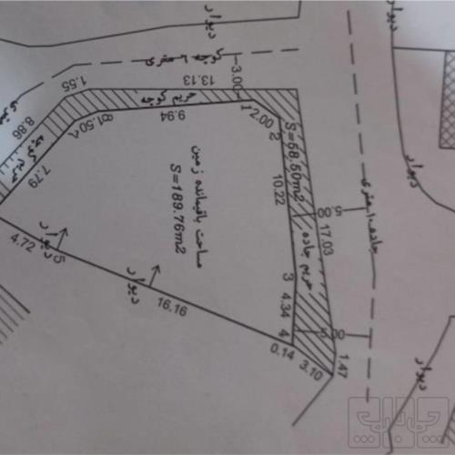 زمین مسکونی - انتقال مالکیت قطعی - قولنامه ای